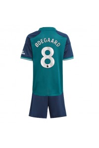 Fotbalové Dres Arsenal Martin Odegaard #8 Dětské Třetí Oblečení 2023-24 Krátký Rukáv (+ trenýrky)